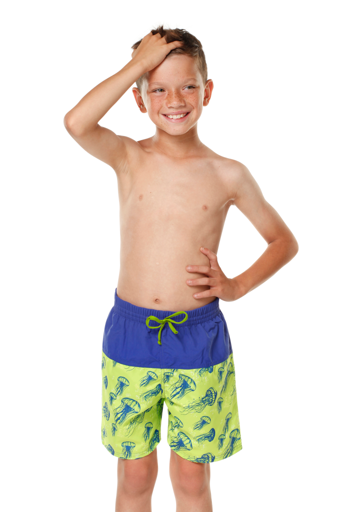 Kes-Vir Boys Jellyfish Boardshort - Kes-Vir Swimwear