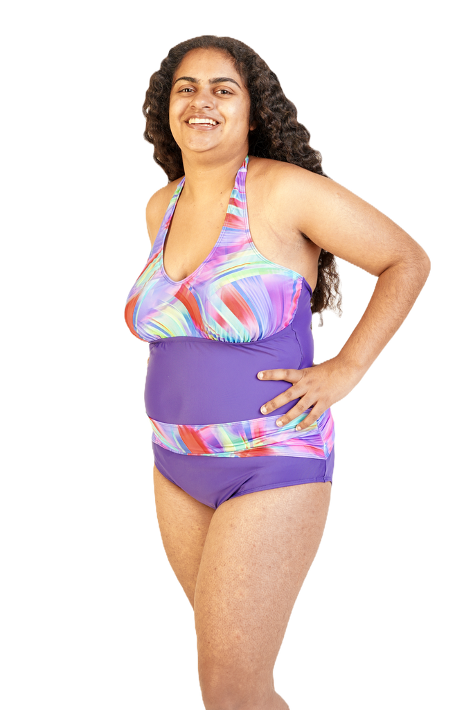 Kes-Vir Ladies Sash Swimsuit